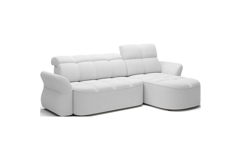 Seksjon Eltap Beneth 301x115x185 cm - Paolli 01 Hvit, Høyre - Møbler - Sofaer - Sovesofaer - Sovesofa divan