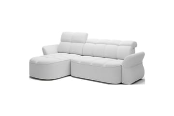 Seksjon Eltap Beneth 301x115x185 cm - Paolli 01 Hvit, Venstre - Møbler - Sofaer - Sovesofaer - Sovesofa divan