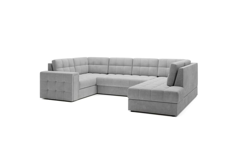 Seksjon Eltap Blewett 299x198x82 cm - Monolith 84, Lys Grå, Høyre - Møbler - Sofaer - Sovesofaer - Hjørnesovesofa