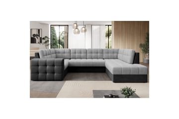 Seksjon Eltap Blewett 299x198x82 cm - Monolith 84, Monolith 97, Lys Grå, Mørk Grå, Høyre - Møbler - Sofaer - Sovesofaer - Hjørnesovesofa