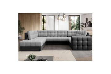 Seksjon Eltap Blewett 299x198x82 cm - Monolith 84, Monolith 97, Lys Grå, Mørk Grå, Venstre - Møbler - Sofaer - Sovesofaer - Hjørnesovesofa