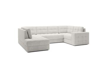 Seksjon Eltap Blewett 299x198x82 cm - Royal 01, Hvit, Venstre - Møbler - Sofaer - Sovesofaer - Hjørnesovesofa