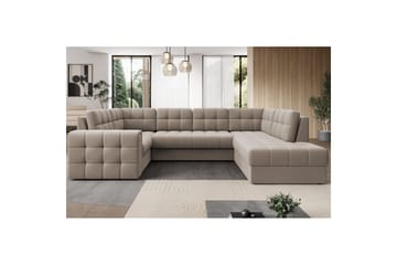 Seksjon Eltap Blewett 299x198x82 cm - Sola 18, Beige, Høyre - Møbler - Sofaer - Sovesofaer - Hjørnesovesofa