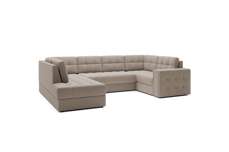Seksjon Eltap Blewett 299x198x82 cm - Sola 18, Beige, Venstre - Møbler - Sofaer - Sovesofaer - Hjørnesovesofa
