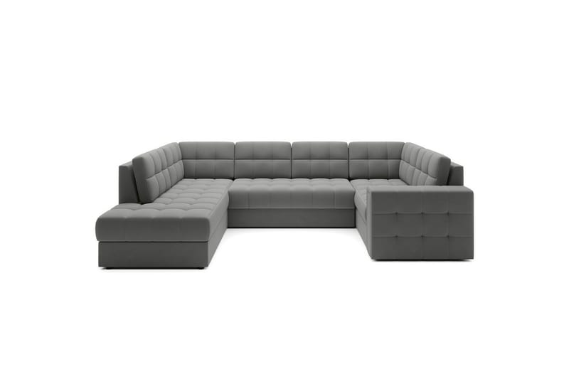Seksjon Eltap Blewett 299x198x82 cm - Sola 4, Grå, Venstre - Møbler - Sofaer - Sovesofaer - Hjørnesovesofa
