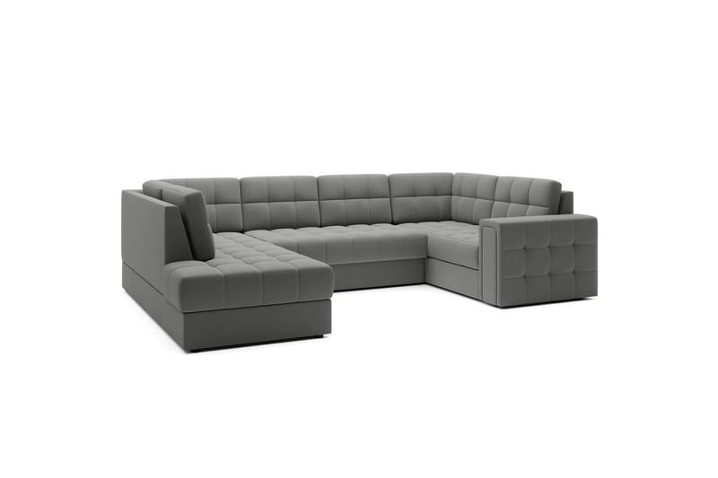 Seksjon Eltap Blewett 299x198x82 cm - Sola 4, Grå, Venstre - Møbler - Sofaer - Sovesofaer - Hjørnesovesofa