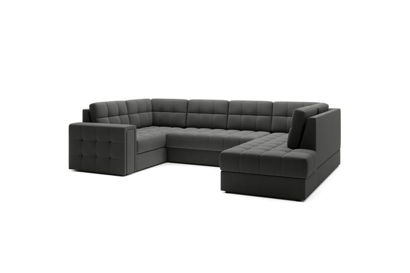 Seksjon Eltap Blewett 299x198x82 cm - Sola 6, Mørk grå, Høyre - Møbler - Sofaer - Sovesofaer - Hjørnesovesofa