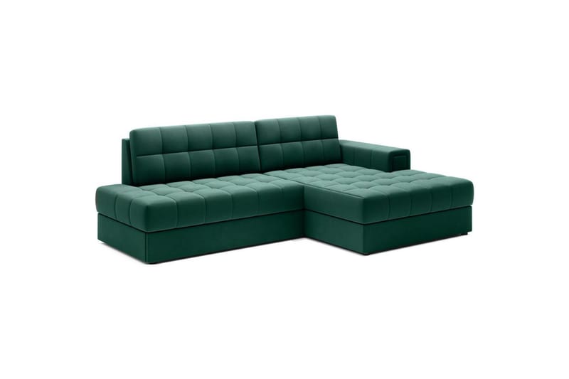Seksjon Eltap Blezalt 240x150x82 cm - Lukso 35, Grønn, Høyre - Møbler - Sofaer - Sovesofaer - Sovesofa divan