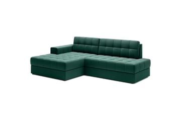 Seksjon Eltap Blezalt 240x150x82 cm - Lukso 35, Grønn, Venstre - Møbler - Sofaer - Sovesofaer - Sovesofa divan