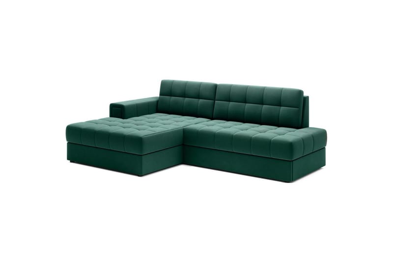Seksjon Eltap Blezalt 240x150x82 cm - Lukso 35, Grønn, Venstre - Møbler - Sofaer - Sovesofaer - Sovesofa divan