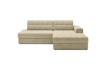 Seksjon Eltap Blezalt 240x150x82 cm - Monolith 04, Beige, Høyre - Møbler - Sofaer - Sovesofaer - Sovesofa divan