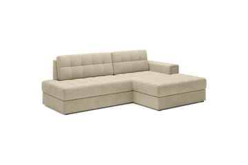 Seksjon Eltap Blezalt 240x150x82 cm - Monolith 04, Beige, Høyre - Møbler - Sofaer - Sovesofaer - Sovesofa divan