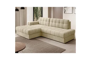 Seksjon Eltap Blezalt 240x150x82 cm - Monolith 04, Beige, Venstre - Møbler - Sofaer - Sovesofaer - Sovesofa divan