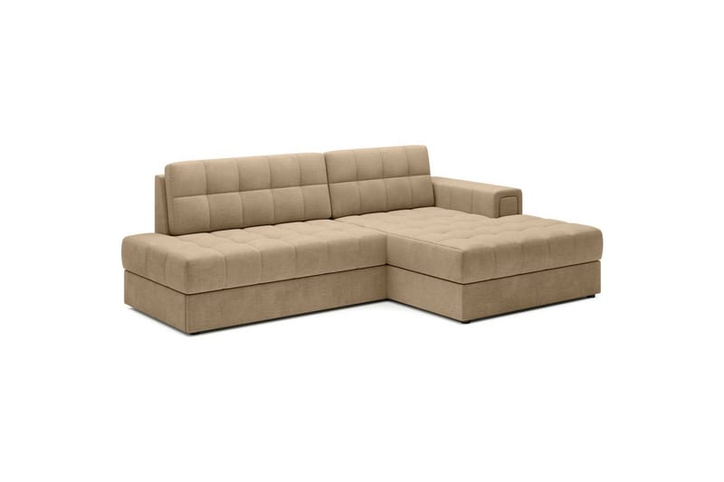 Seksjon Eltap Blezalt 240x150x82 cm - Monolith 09, Mørk beige, Høyre - Møbler - Sofaer - Sovesofaer - Sovesofa divan
