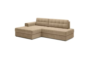 Seksjon Eltap Blezalt 240x150x82 cm - Monolith 09, Mørk beige, Venstre - Møbler - Sofaer - Sovesofaer - Sovesofa divan