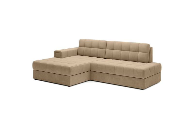 Seksjon Eltap Blezalt 240x150x82 cm - Monolith 09, Mørk beige, Venstre - Møbler - Sofaer - Sovesofaer - Sovesofa divan