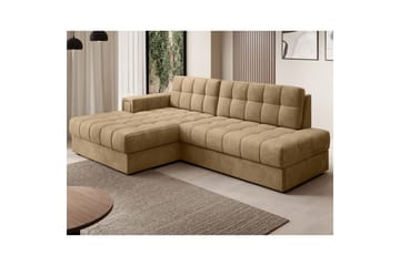 Seksjon Eltap Blezalt 240x150x82 cm - Monolith 09, Mørk beige, Venstre - Møbler - Sofaer - Sovesofaer - Sovesofa divan