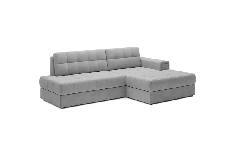 Seksjon Eltap Blezalt 240x150x82 cm - Monolith 84, Lys Grå, Høyre - Møbler - Sofaer - Sovesofaer - Sovesofa divan