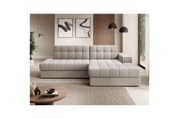 Seksjon Eltap Blezalt 240x150x82 cm - Sola 18, Beige, Høyre - Møbler - Sofaer - Sovesofaer - Sovesofa divan