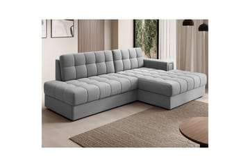 Seksjon Eltap Blezalt 240x150x82 cm - Sola 4, Grå, Høyre - Møbler - Sofaer - Sovesofaer - Sovesofa divan