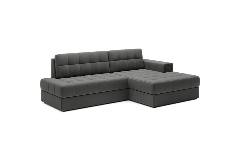 Seksjon Eltap Blezalt 240x150x82 cm - Sola 6, Mørk grå, Høyre - Møbler - Sofaer - Sovesofaer - Sovesofa divan