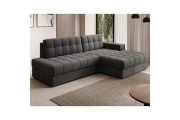 Seksjon Eltap Blezalt 240x150x82 cm - Sola 6, Mørk grå, Høyre - Møbler - Sofaer - Sovesofaer - Sovesofa divan