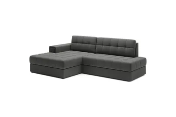 Seksjon Eltap Blezalt 240x150x82 cm - Sola 6, Mørk grå, Venstre - Møbler - Sofaer - Sovesofaer - Sovesofa divan