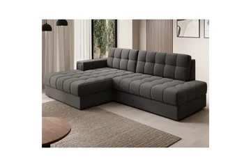 Seksjon Eltap Blezalt 240x150x82 cm - Sola 6, Mørk grå, Venstre - Møbler - Sofaer - Sovesofaer - Sovesofa divan