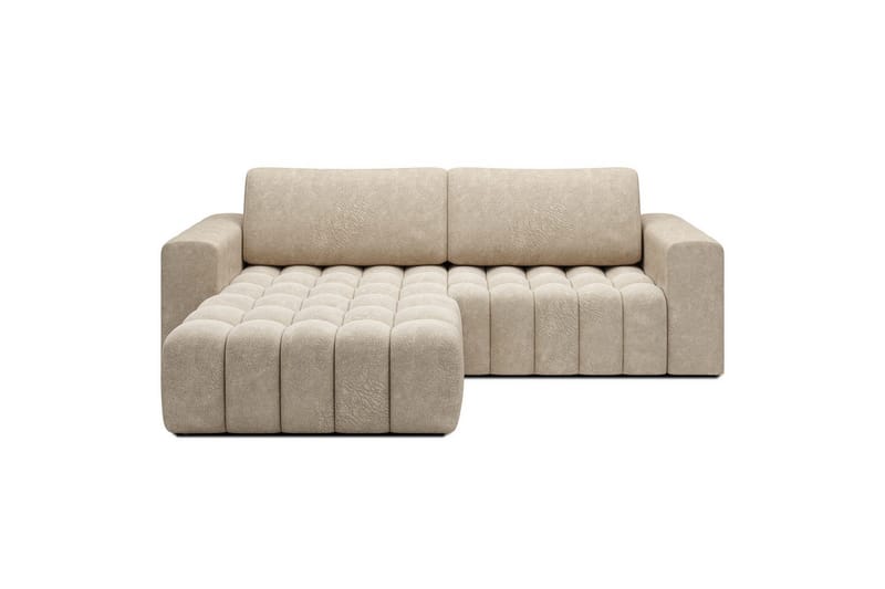 Seksjon Eltap Bonett 250x175x92 cm - Dora 21 Beige, Venstre - Møbler - Sofaer - Sovesofaer - Sovesofa divan