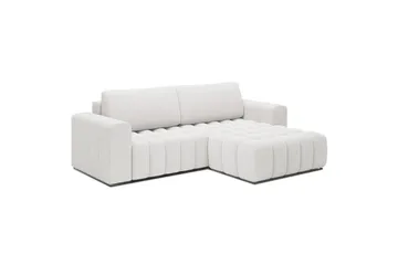 Seksjon Eltap Bonett 250x175x92 cm - Jaffray 01, Hvit, Høyre - Møbler - Sofaer - Sovesofaer - Sovesofa divan