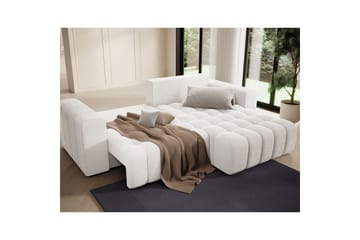 Seksjon Eltap Bonett 250x175x92 cm - Jaffray 01, Hvit, Høyre - Møbler - Sofaer - Sovesofaer - Sovesofa divan