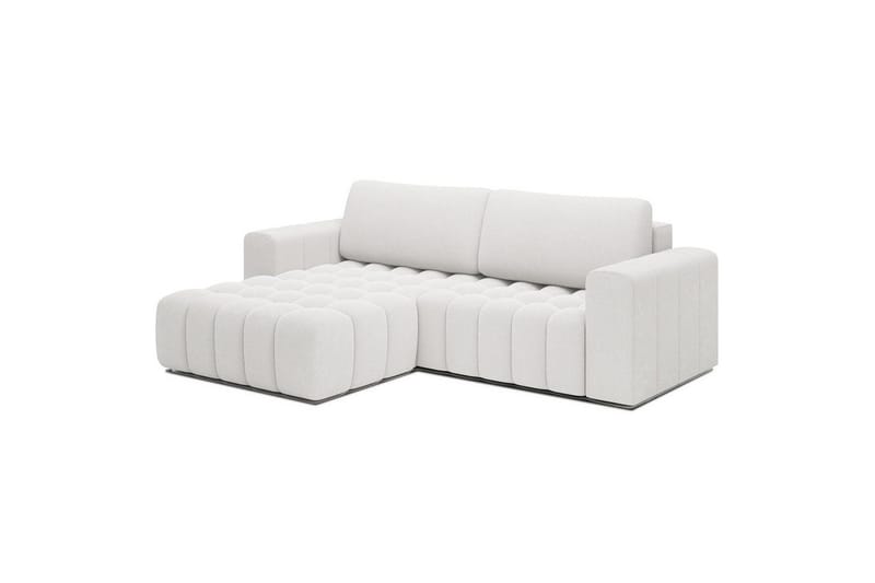 Seksjon Eltap Bonett 250x175x92 cm - Jaffray 01, Hvit, Venstre - Møbler - Sofaer - Sovesofaer - Sovesofa divan