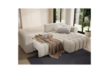 Seksjon Eltap Bonett 250x175x92 cm - Jaffray 18, Beige, Høyre - Møbler - Sofaer - Sovesofaer - Sovesofa divan