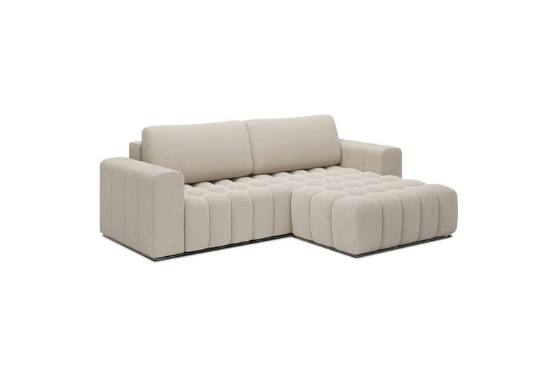 Seksjon Eltap Bonett 250x175x92 cm - Jaffray 18, Beige, Høyre - Møbler - Sofaer - Sovesofaer - Sovesofa divan