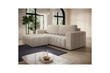 Seksjon Eltap Bonett 250x175x92 cm - Jaffray 18, Beige, Venstre - Møbler - Sofaer - Sovesofaer - Sovesofa divan