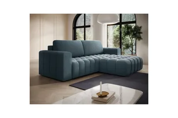 Seksjon Eltap Bonett 250x175x92 cm - Jaffray 40, Blå, Høyre - Møbler - Sofaer - Sovesofaer - Sovesofa divan