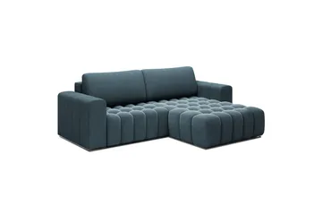 Seksjon Eltap Bonett 250x175x92 cm - Jaffray 40, Blå, Høyre - Møbler - Sofaer - Sovesofaer - Sovesofa divan