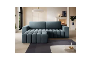 Seksjon Eltap Bonett 250x175x92 cm - Jaffray 40, Blå, Venstre - Møbler - Sofaer - Sovesofaer - Sovesofa divan