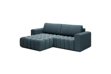 Seksjon Eltap Bonett 250x175x92 cm - Jaffray 40, Blå, Venstre - Møbler - Sofaer - Sovesofaer - Sovesofa divan