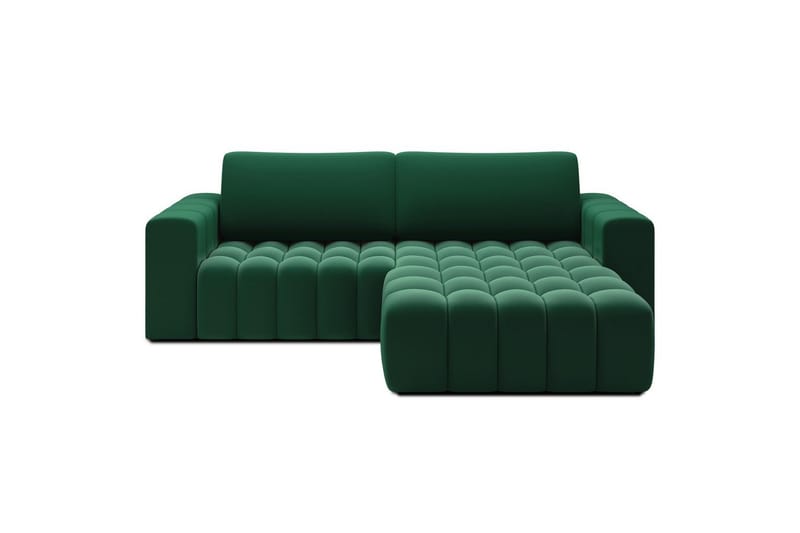 Seksjon Eltap Bonett 250x175x92 cm - Kronos 19, Mørk grønn, Høyre - Møbler - Sofaer - Sovesofaer - Sovesofa divan