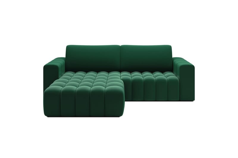 Seksjon Eltap Bonett 250x175x92 cm - Kronos 19, Mørk grønn, Venstre - Møbler - Sofaer - Sovesofaer - Sovesofa divan