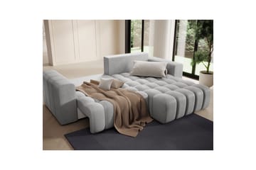 Seksjon Eltap Bonett 250x175x92 cm - Monolith 84, Lys Grå, Høyre - Møbler - Sofaer - Sovesofaer - Sovesofa divan