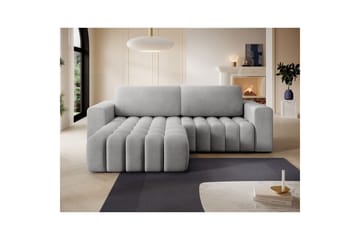 Seksjon Eltap Bonett 250x175x92 cm - Monolith 84, Lys Grå, Venstre - Møbler - Sofaer - Sovesofaer - Sovesofa divan