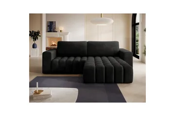 Seksjon Eltap Bonett 250x175x92 cm - Monolith 97, Mørk Grå, Høyre - Møbler - Sofaer - Sovesofaer - Sovesofa divan