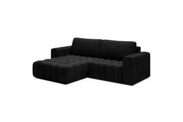 Seksjon Eltap Bonett 250x175x92 cm - Monolith 97, Mørk Grå, Venstre - Møbler - Sofaer - Sovesofaer - Sovesofa divan