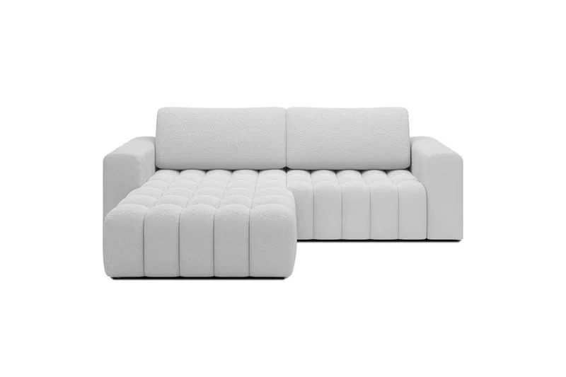 Seksjon Eltap Bonett 250x175x92 cm, Royal 01, Hvit, Venstre