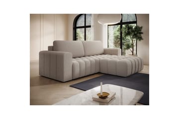 Seksjon Eltap Bonett 250x175x92 cm - Royal 18, Beige, Høyre - Møbler - Sofaer - Sovesofaer - Sovesofa divan