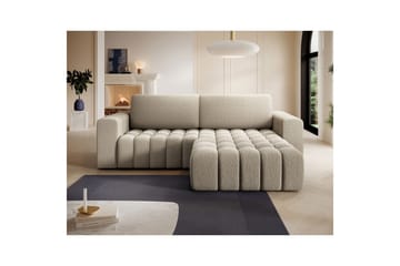 Seksjon Eltap Bonett 250x175x92 cm - Royal 20, Beige, Høyre - Møbler - Sofaer - Sovesofaer - Sovesofa divan