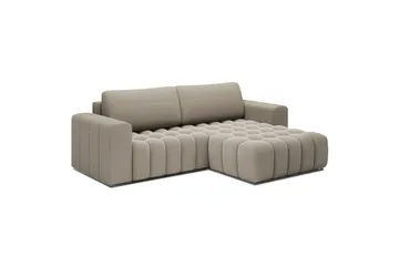 Seksjon Eltap Bonett 250x175x92 cm - Royal 20, Beige, Høyre - Møbler - Sofaer - Sovesofaer - Sovesofa divan