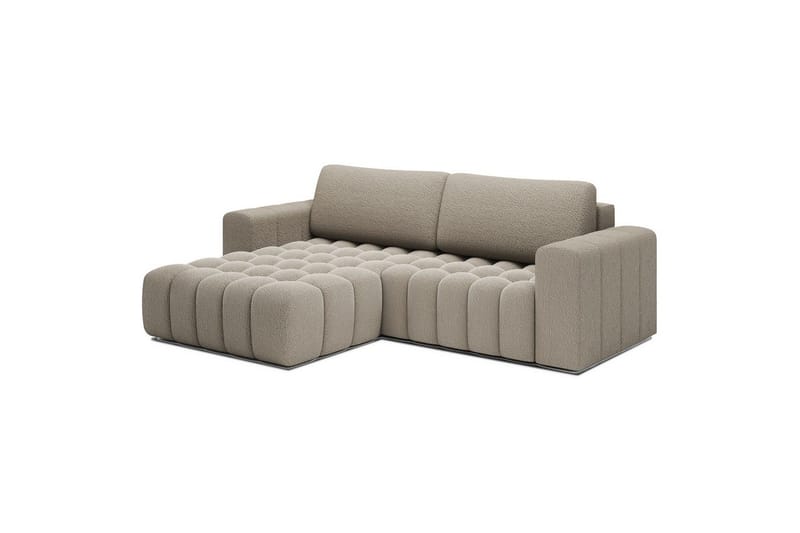 Seksjon Eltap Bonett 250x175x92 cm - Royal 20, Beige, Venstre - Møbler - Sofaer - Sovesofaer - Sovesofa divan